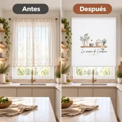 Estor Cocina Personalizado con Nombre | Estores Iroa