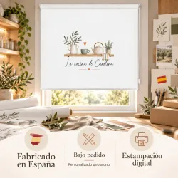 Estor Cocina Personalizado con Nombre | Estores Iroa