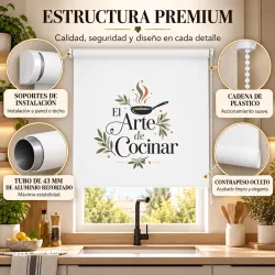 Estor Cocina Moderno El Arte de Cocinar | Estores Iroa