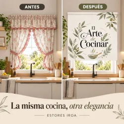 Estor Cocina Mediterráneo El Arte de Cocinar | Estores Iroa
