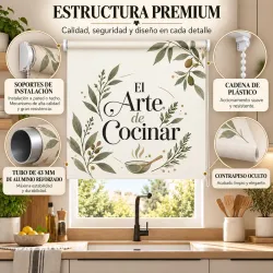 Estor Cocina Mediterráneo El Arte de Cocinar | Estores Iroa