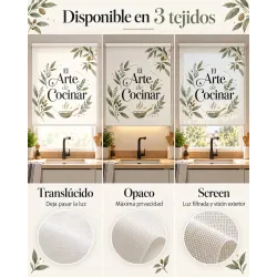 Estor Cocina Mediterráneo El Arte de Cocinar | Estores Iroa