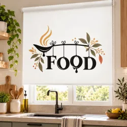 Estor Enrollable Cocina Moderno FOOD | Estores Iroa