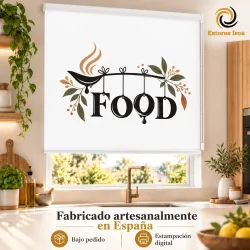 Estor Enrollable Cocina Moderno FOOD | Estores Iroa