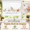 Estor Enrollable Cocina Condimentos para la Rutina | Iroa