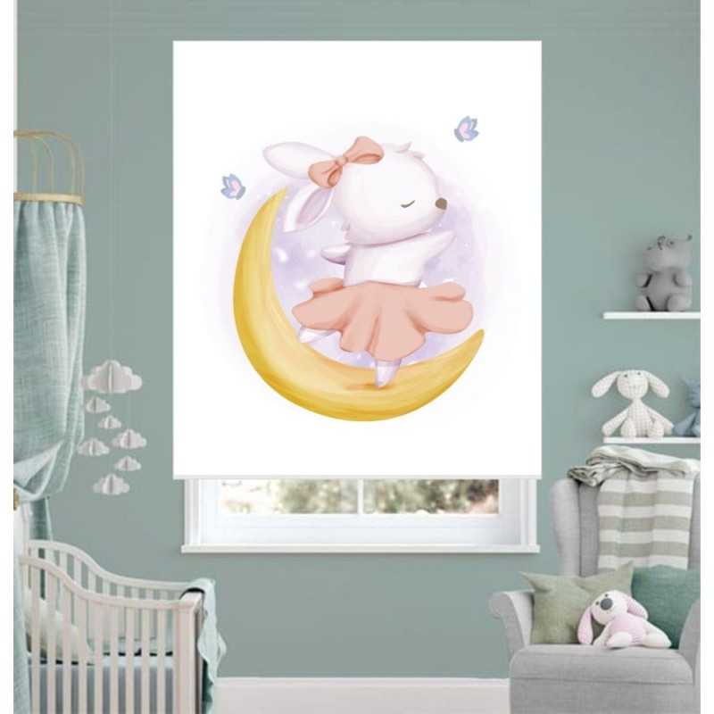 Estores Infantiles Niña Rabbit Bailarina 002 Estores Infantiles Niña Rabbit Bailarina 002