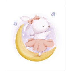  Estores Infantiles Niña Rabbit Bailarina 002