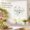 Estor Enrollable Cocina Kitchen Multilingüe | Estores Iroa
