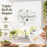 Estor Enrollable Cocina Kitchen Multilingüe | Estores Iroa