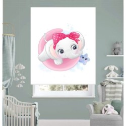 Estores Infantiles Niña Elefanta 003