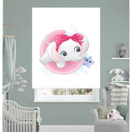 Estores Infantiles Niña Elefanta 003
