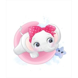  Estores Infantiles Niña Elefanta 003