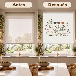 Estor Cocina Mediterráneo a Medida | Estores Iroa