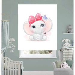 Estores Infantiles Niña Elefanta 002