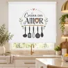 Estor Enrollable Cocina con Amor | Estores Iroa