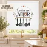 Estor Enrollable Cocina con Amor | Estores Iroa