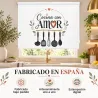 Estor Enrollable Cocina con Amor | Estores Iroa