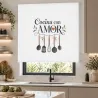 Estor Cocina con Frase Cocina con Amor | Estores Iroa