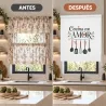 Estor Cocina con Frase Cocina con Amor | Estores Iroa