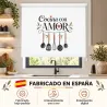 Estor Cocina con Frase Cocina con Amor | Estores Iroa
