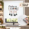Estor Cocina con Frase Cocina con Amor | Estores Iroa