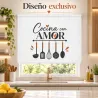 Estor de Cocina Moderno con Frase | Estores Iroa