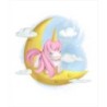  Estor Enrollable Infantil Unicornio Rosa 009 - Decoración Ideal para Habitación de Niña