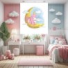  Estor Enrollable Infantil Unicornio Rosa 009 - Decoración Ideal para Habitación de Niña