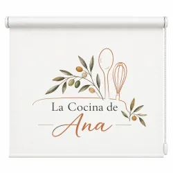 Estor Enrollable Cocina Personalizado Cubiertos | Estores Iroa