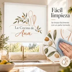 Estor Enrollable Cocina Personalizado Cubiertos | Estores Iroa