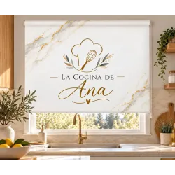 Estor Enrollable Cocina Personalizado Mármol Gold | Estores Iroa