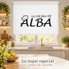 Estor Enrollable Cocina Personalizado con Nombre | Estores Iroa