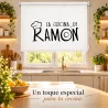 Estor Enrollable Cocina con Nombre Chef Ramón | Estores Iroa