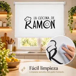 Estor Enrollable Cocina con Nombre Chef Ramón | Estores Iroa