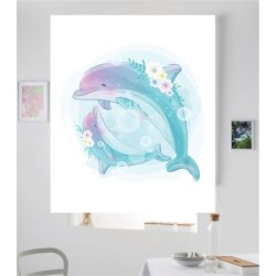 Estores Infantiles Animales Delfin