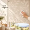 Estor Enrollable Hojas Beige Luxury 26 | Estores Iroa