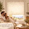 Estor Enrollable Hojas Beige Luxury 26 | Estores Iroa