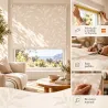 Estor Enrollable Hojas Beige Luxury 26 | Estores Iroa
