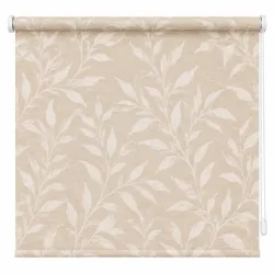 Estor Enrollable Hojas Beige Luxury 26 | Estores Iroa