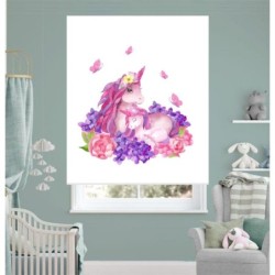 Estores Infantiles Unicornio Bebe
