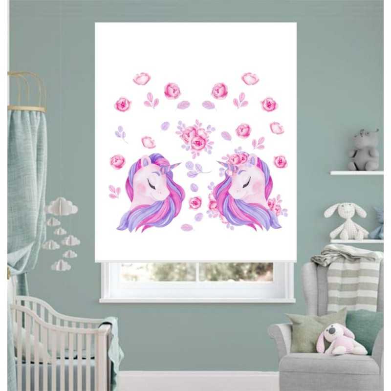Estores Infantiles Unicornios