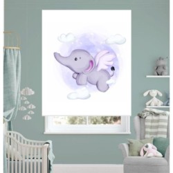 Estores Infantiles Animales Elefante Bebe
