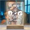  Lampara personalizada Mama Dog-Mascota- Perros 04 Lampara Led Metraquilato para personalizar. Idea regalos divertidos