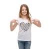  Camiseta Niñas Personalizadas Corazon Beso