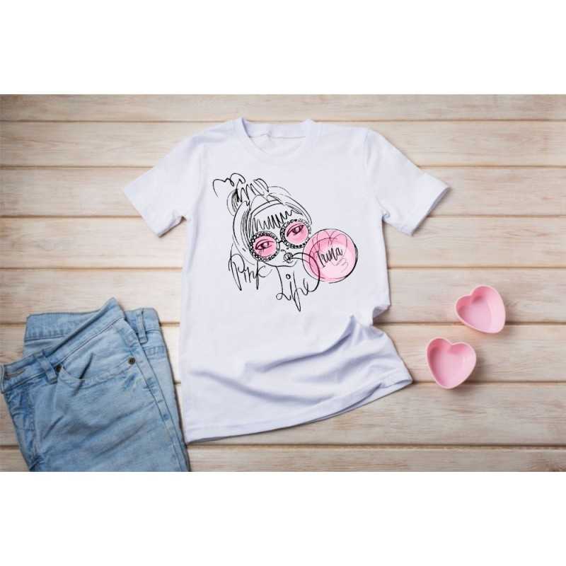 Camiseta Niñas Personalizadas Chica Chickle