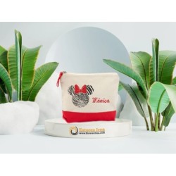 Neceser Personalizado Mujer o Niña Minnie 01- Neceser persoanlizado niña- Regalos Originales Personalizados