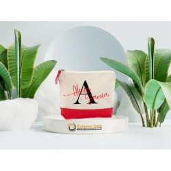 Neceser personalizado Inicial 001- Neceser personalizado mujer- Neceser personalizado nombre. Regalos personalizados originales