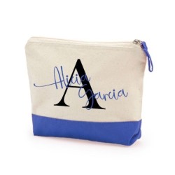  Neceser personalizado Inicial 001- Neceser personalizado mujer- Neceser personalizado nombre. Regalos personalizados originales