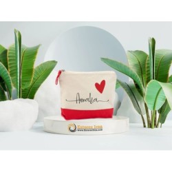 Neceser Personalizado Mujer o Niña Corazon 01