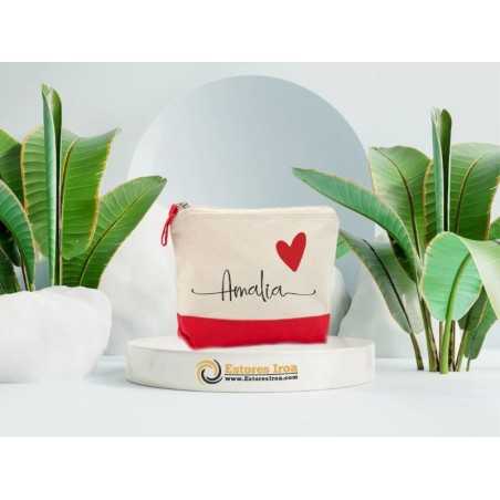Neceser Personalizado Mujer o Niña Corazon 01